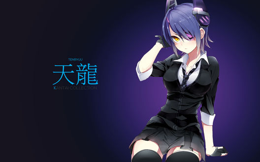 Обои на рабочий стол Tenryuu / Тэнрю из аниме Kantai Collection: KanColle / Флотская коллекция, by AssassinWarrior