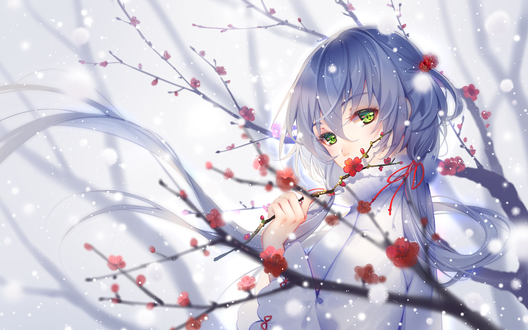 Обои на рабочий стол Vocaloid Luo Tianyi / Вокалоид Луо Тьянуй, by TID