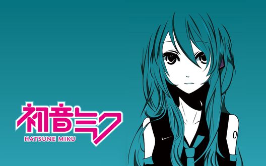 Обои на рабочий стол Vocaloid Miku Hatsune / Вокалоид Мику Хацунэ, by AssassinWarrior