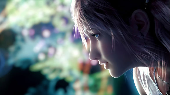 Обои на рабочий стол Serah Farron / Сера Фаррон из игры Final Fantasy IV, by kimcheolho