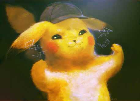Обои на рабочий стол Пикачу / Pikachu из аниме Покемон / Pokemon