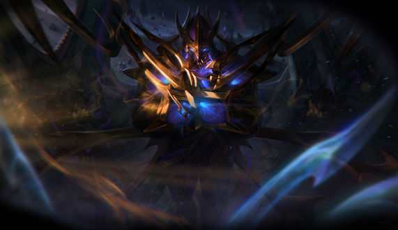 Обои на рабочий стол Zed / Зед из игры League of Legends / Лига Легенд, by Jun Seong Park