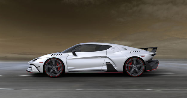 Обои на рабочий стол Концепт кар Zerouno от компании Italdesign Automobili Speciali, 2017 года