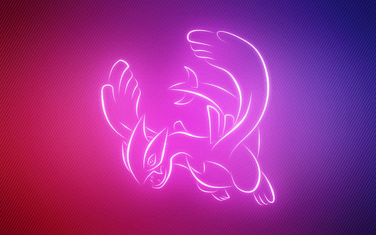 Обои на рабочий стол Lugia / Лугия из аниме Pokemon / Покемон, by Senzune
