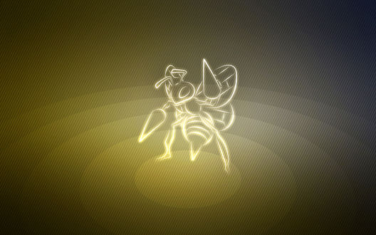 Обои на рабочий стол Beedrill / Бидрилл из аниме Pokemon / Покемон, by Senzune