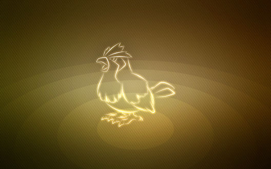 Обои на рабочий стол Pidgey / Пиджи из аниме Pokemon / Покемон, by Senzune