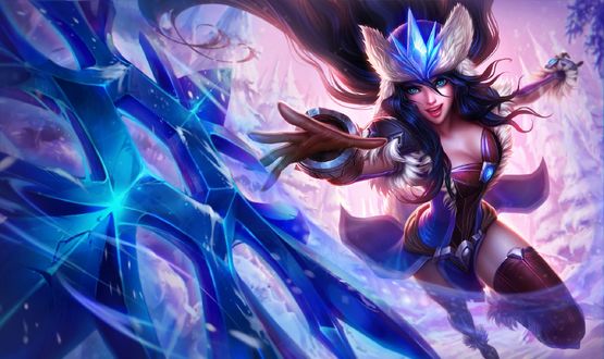 Обои на рабочий стол Sivir / Сивир из игры League of Legends / Лига Легенд, by Michelle Hoefener