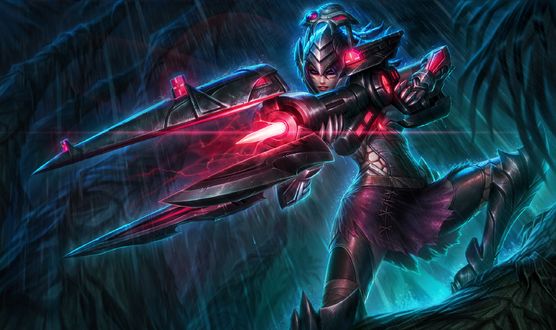 Обои на рабочий стол Caitlyn / Кейтлин из игры League of Legends / Лига Легенд, by Michelle Hoefener