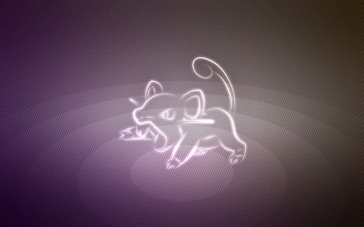Обои на рабочий стол Rattata / Раттата из аниме Pokemon / Покемон, by Senzune