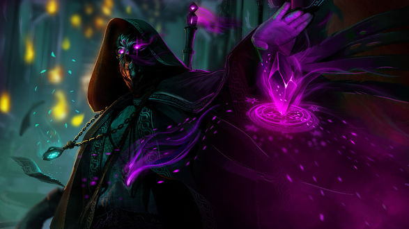 Обои на рабочий стол Rune keeper / Хранитель рун, by Pedram Mohammadi