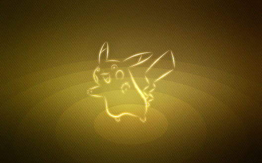 Обои на рабочий стол Pikachu / Пикачу из аниме Pokemon / Покемон, by Senzune