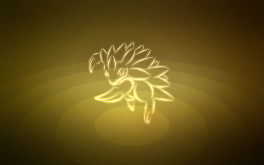 Обои на рабочий стол Sandslash / Сэндслэш из аниме Pokemon / Покемон, by Senzune
