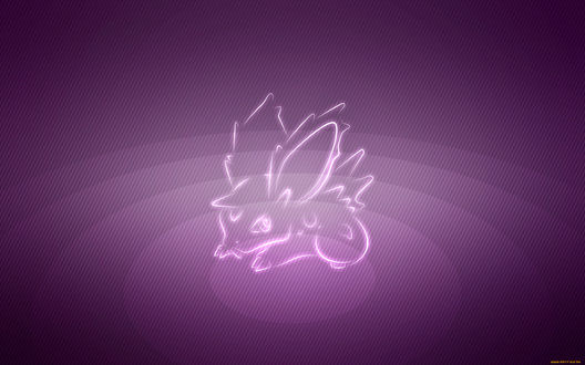 Обои на рабочий стол Nidoran / Нидоран из аниме Pokemon / Покемон, by Senzune
