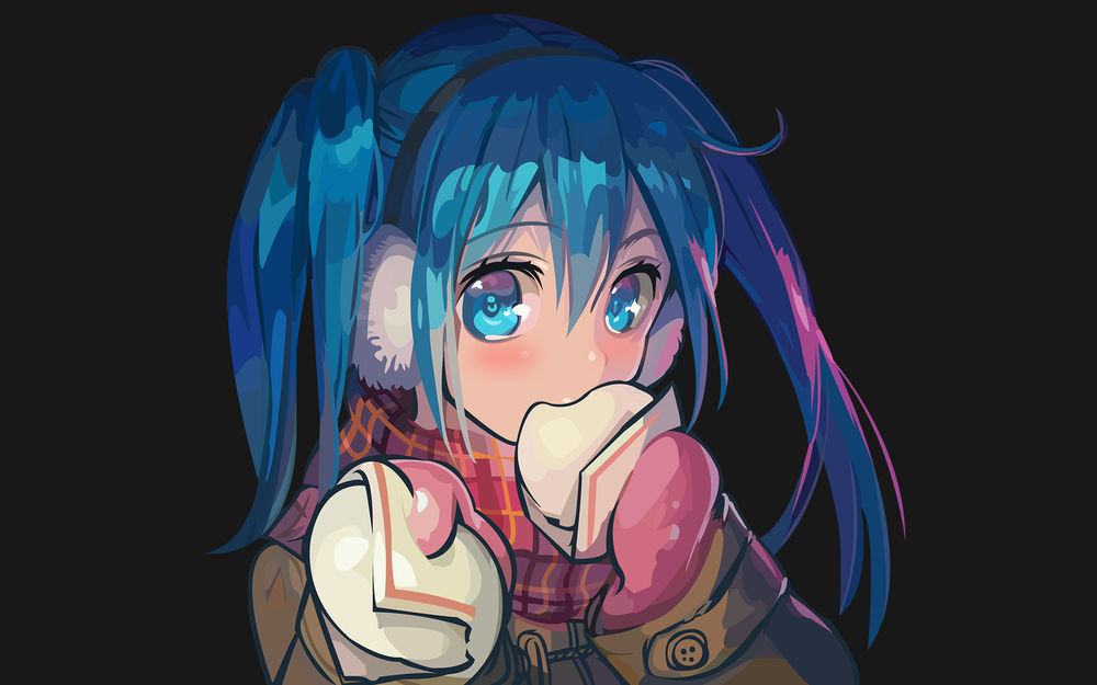 Обои для рабочего стола Vocaloid Miku Hatsune / Вокалоид Мику Хацунэ, by AssassinWarrior