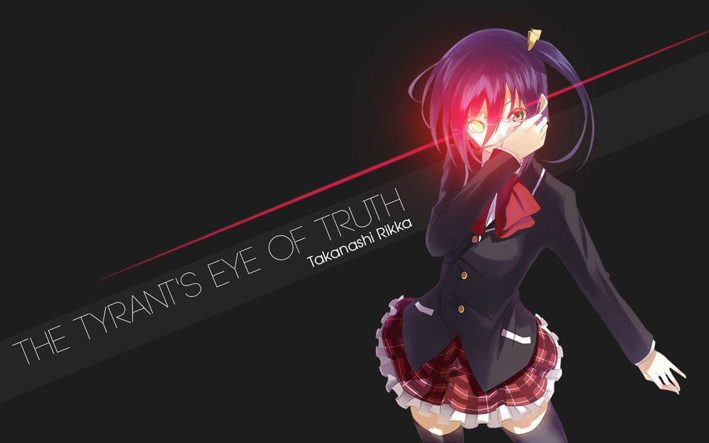 Oboi Rikka Takanashi Rikka Takanashi Iz Anime Chuunibyou Demo Koi Ga Shitai Chudachestva Lyubvi Ne Pomeha By Assassinwarrior Na Rabochij Stol