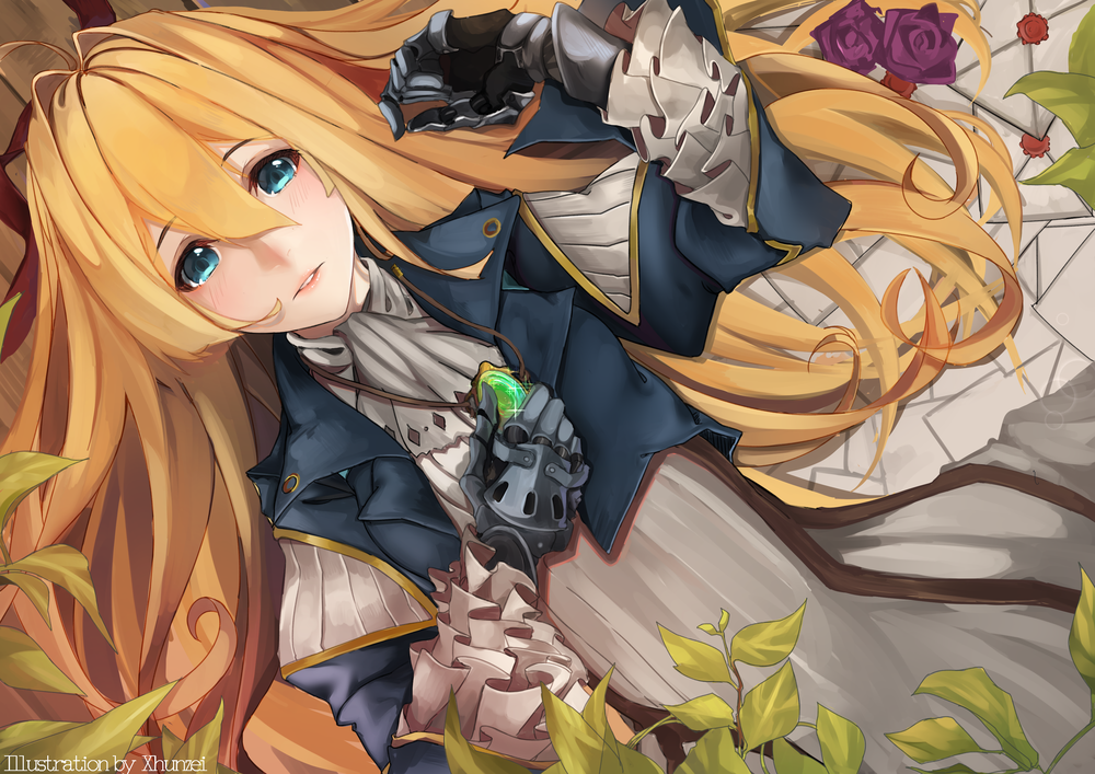 Обои для рабочего стола Violet Evergarden / Вайолет Эвергарден из одноименного аниме, by Xhunzei