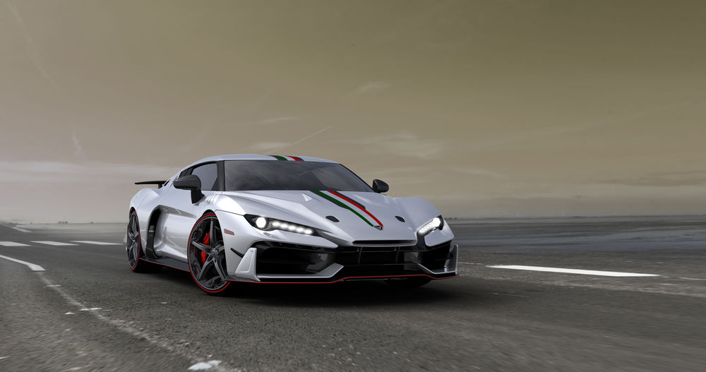 Обои для рабочего стола Концепт кар Zerouno от компании Italdesign Automobili Speciali, 2017 года