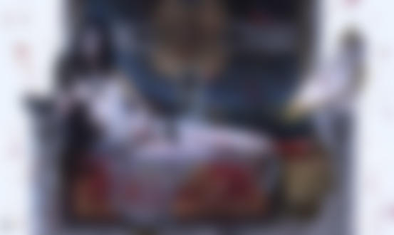 Обои на рабочий стол Обнаженная королева Аделаида в прозрачной тунике лежит на троне среди лепестков роз, а на подлокотнике сидит белая сова, by Kae Lodula