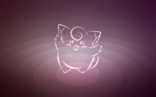 Обои на рабочий стол Clefairy / Клефэйри из аниме Pokemon / Покемон, by Senzune
