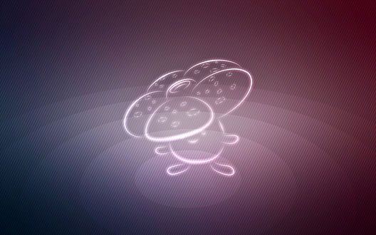Обои на рабочий стол Vileplume / Вайлплум из аниме Pokemon / Покемон, by Senzune