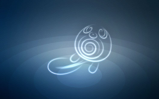 Обои на рабочий стол Poliwag / Поливаг из аниме Pokemon / Покемон, by Senzune