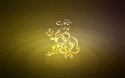 Обои на рабочий стол Kadabra / Кадабра из аниме Pokemon / Покемон, by Senzune