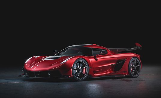 Обои на рабочий стол Салон Premium Automotive Concept Esse обновил один из 125 экземпляров нового гиперкара Koenigsegg Jesko Cherry Red Edition10, 2019 года
