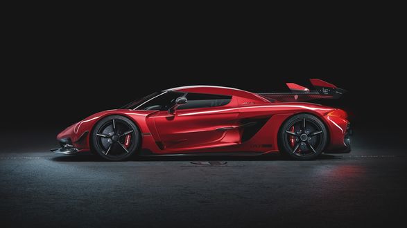 Обои на рабочий стол Салон Premium Automotive Concept Esse обновил один из 125 экземпляров нового гиперкара Koenigsegg Jesko Cherry Red Edition10, 2019 года