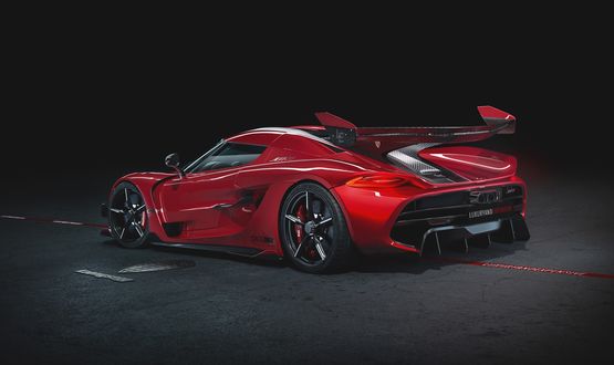 Обои на рабочий стол Салон Premium Automotive Concept Esse обновил один из 125 экземпляров нового гиперкара Koenigsegg Jesko Cherry Red Edition10, 2019 года