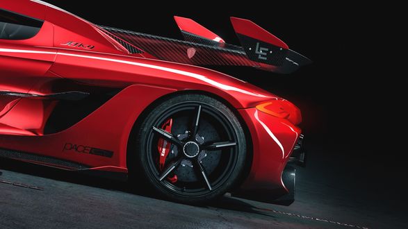 Обои на рабочий стол Салон Premium Automotive Concept Esse обновил один из 125 экземпляров нового гиперкара Koenigsegg Jesko Cherry Red Edition10, 2019 года