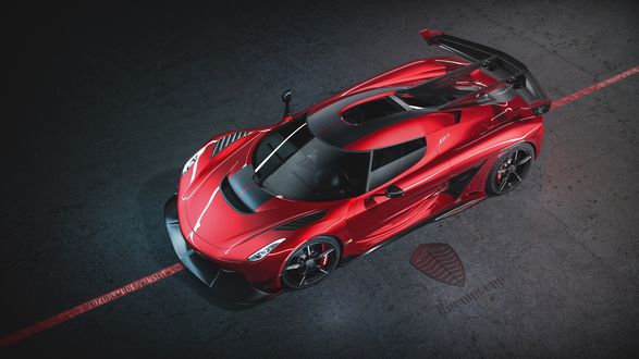 Обои на рабочий стол Салон Premium Automotive Concept Esse обновил один из 125 экземпляров нового гиперкара Koenigsegg Jesko Cherry Red Edition10, 2019 года