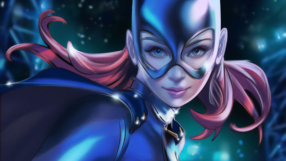 Обои на рабочий стол Batgirl-Barbara Gordon / Бэтгерл-Барбара Гордон из комиксов компании Марвел / Marvel