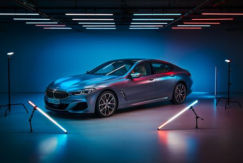 Обои на рабочий стол Новая BMW 8-й серии BMW M850i xDrive Gran CoupГ© (G16), 2019 года