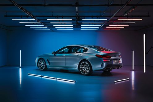 Обои на рабочий стол Новая BMW 8-й серии BMW M850i xDrive Gran CoupГ© (G16), 2019 года