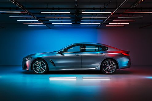 Обои на рабочий стол Новая BMW 8-й серии BMW M850i xDrive Gran CoupГ© (G16), 2019 года