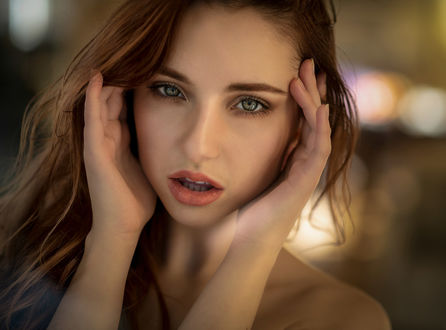 Обои на рабочий стол Модель Sophia Blake. Фотограф: Chris Bos