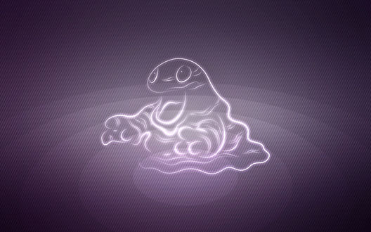 Обои на рабочий стол Grimer / Граймер из аниме Pokemon / Покемон, by Senzune