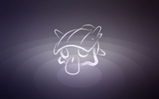 Обои на рабочий стол Shellder / Шелдер из аниме Pokemon / Покемон, by Senzune
