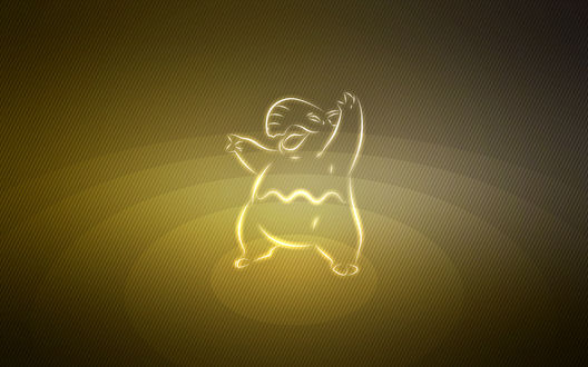 Обои на рабочий стол Drowzee / Дроузи из аниме Pokemon / Покемон, by Senzune