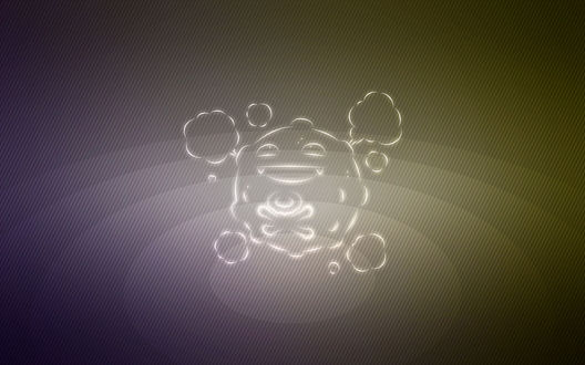Обои на рабочий стол Koffing / Коффинг из аниме Pokemon / Покемон, by Senzune