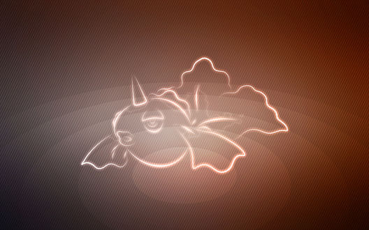 Обои на рабочий стол Goldeen / Голдин из аниме Pokemon / Покемон, by Senzune