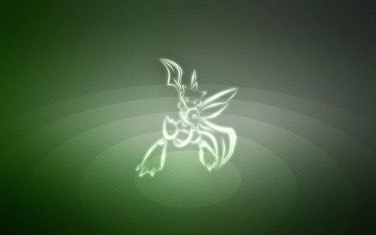 Обои на рабочий стол Scyther / Скайтер из аниме Pokemon / Покемон, by Senzune