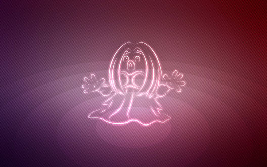 Обои на рабочий стол Jynx / Джинкс из аниме Pokemon / Покемон, by Senzune