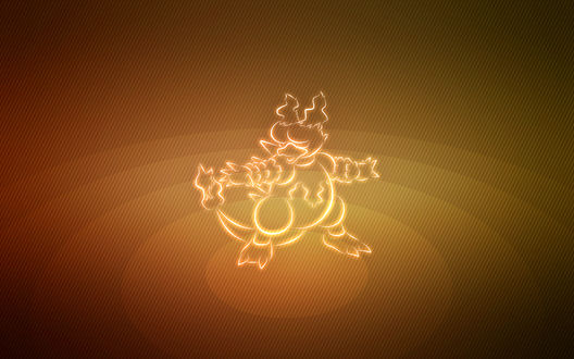 Обои на рабочий стол Magmar / Магмар из аниме Pokemon / Покемон, by Senzune