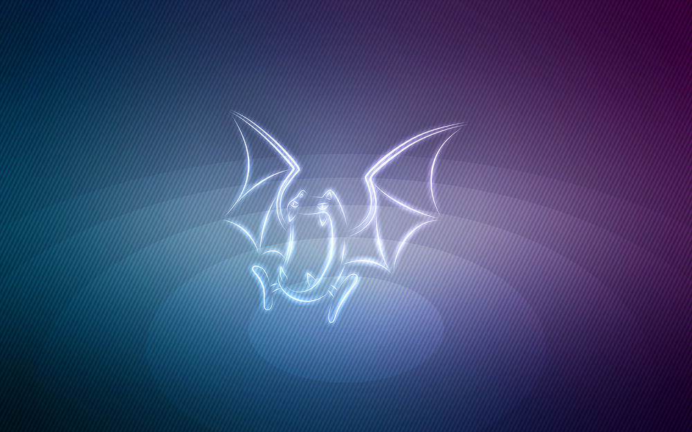 Обои для рабочего стола Golbat / Голбат из аниме Pokemon / Покемон, by Senzune
