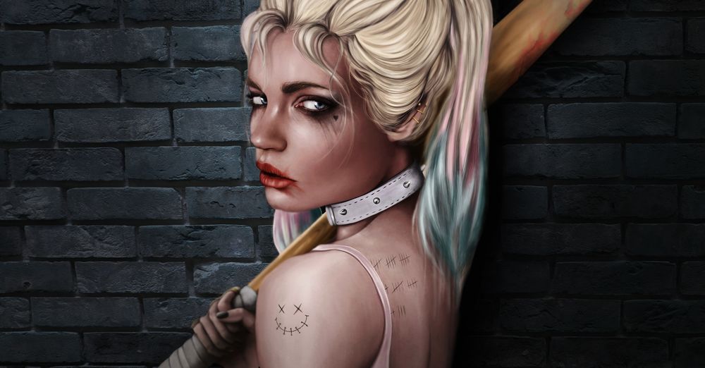 Обои для рабочего стола Harley Quinn / Харли Квин, by Joshua Allies