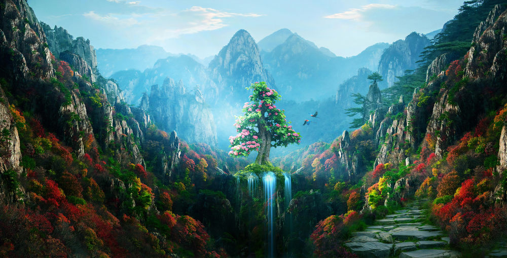 Обои для рабочего стола Spring in autumn / Весна осенью, by Elena Dudina