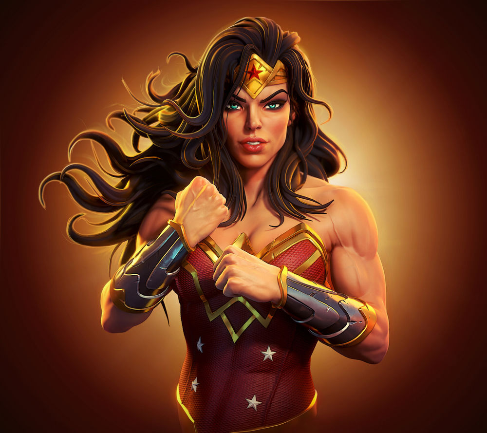 Обои для рабочего стола Diana / Диана из комикса Wonder Woman / Чудо-Женщина, by Carl Gonzalez