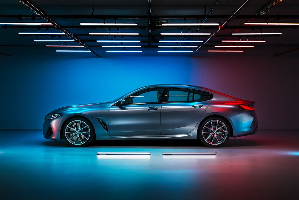Обои для рабочего стола Новая BMW 8-й серии BMW M850i xDrive Gran CoupГ© (G16), 2019 года