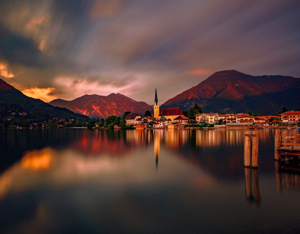 Обои для рабочего стола Rottach-Egern, Germany / Роттах-Эгерн, Германия, by Engin Gokten